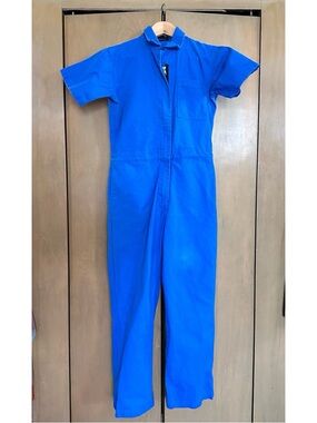 Nooworks Blue Cotton Small Coverall Jumpsuit
